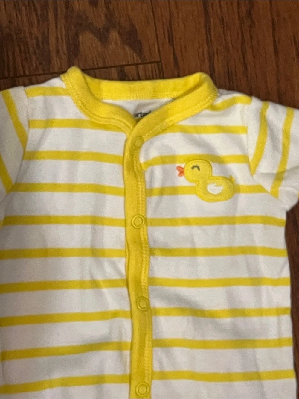 Carter's White & Yellow Baby One-Piece 3pc Set